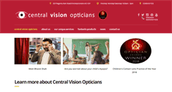 Desktop Screenshot of centralvisionopticians.co.uk